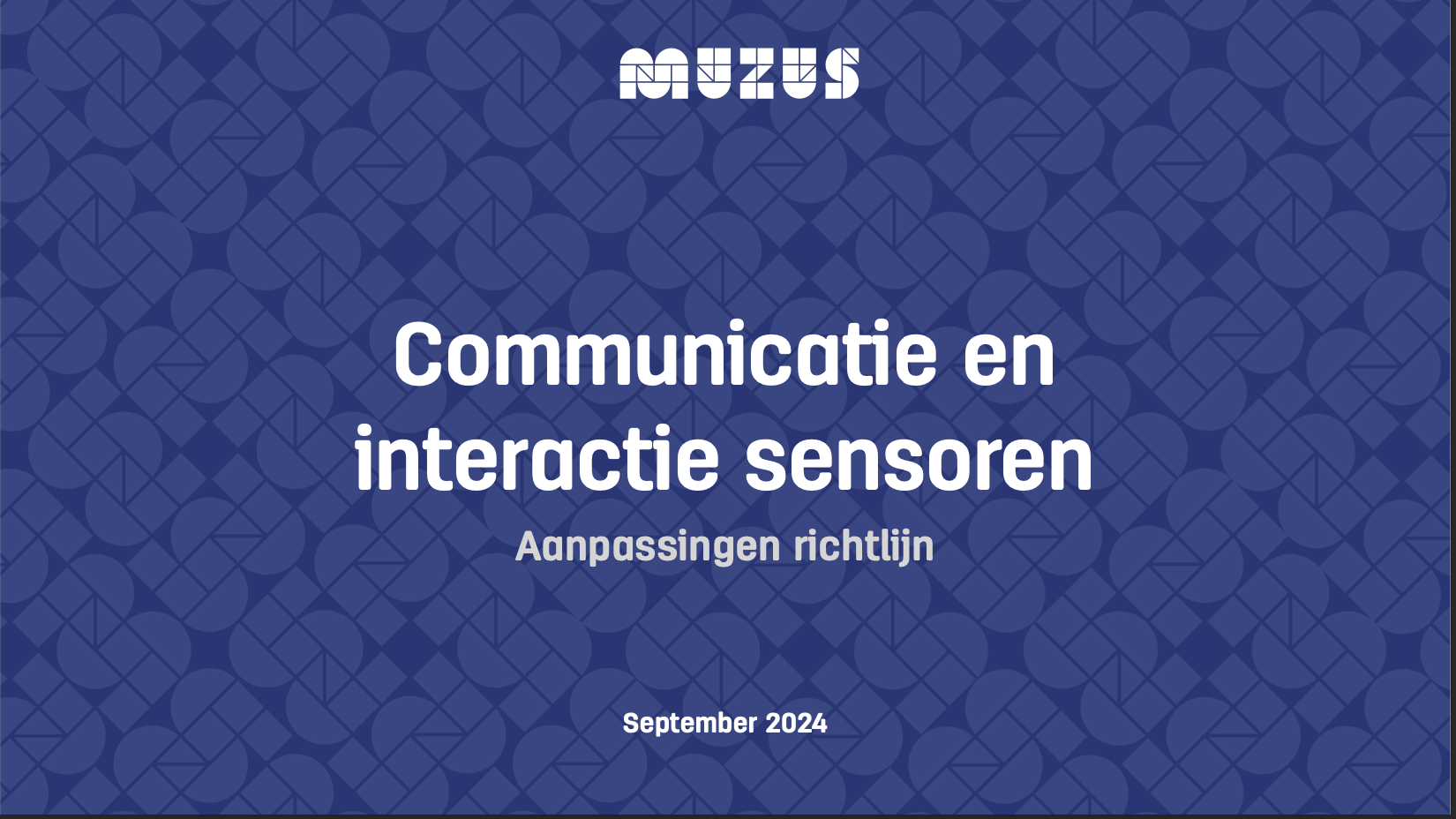 muzus - communicatie en interactie met sensoren